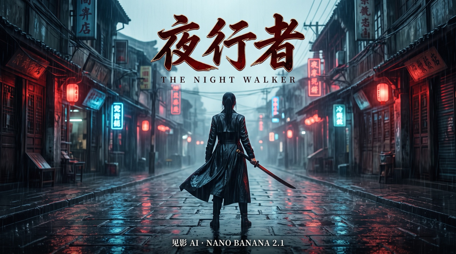 《夜行者》电影海报
